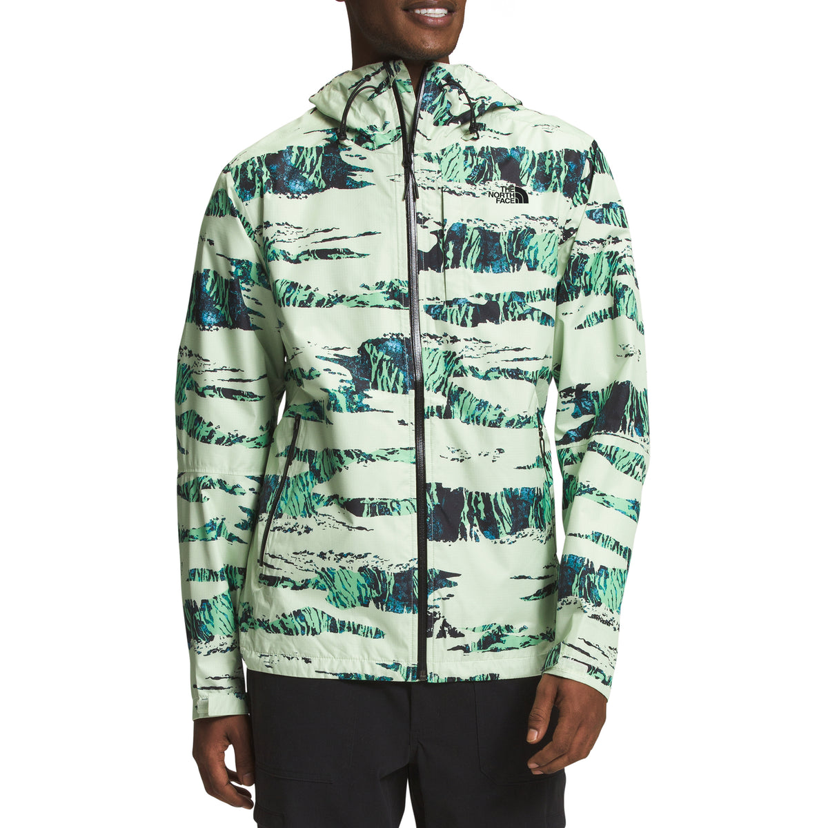 The North Face Alta Vista Jacket - Men's Lime Cream Ravine Camo Print