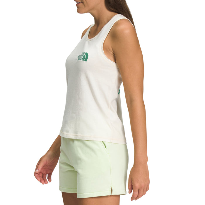 The North Face Earth Day Tank Top - Women's Unbleached/Deep Grass Green