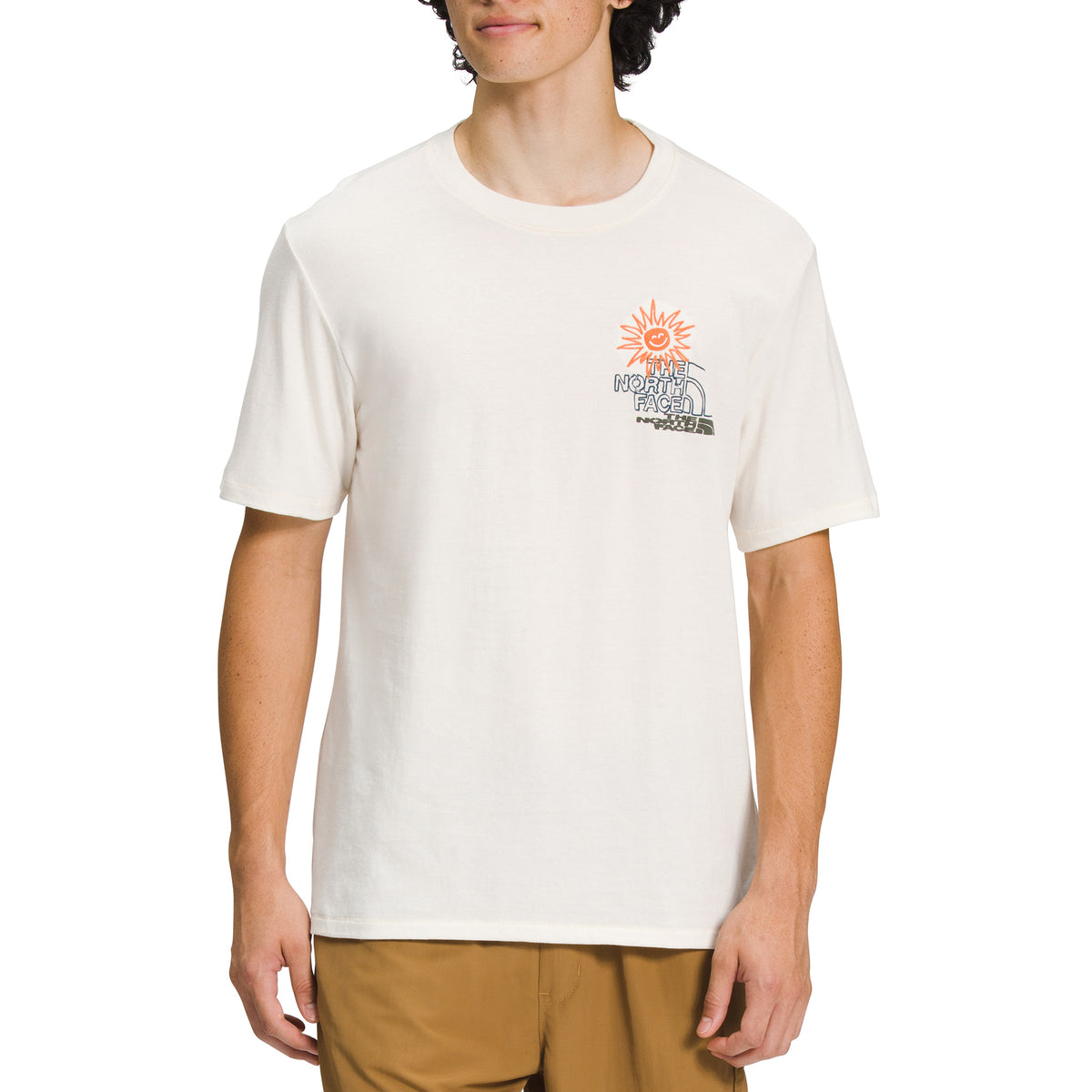 The North Face Earth Day Short-Sleeve Tee - Men's Unbleached/Dusty Coral Orange
