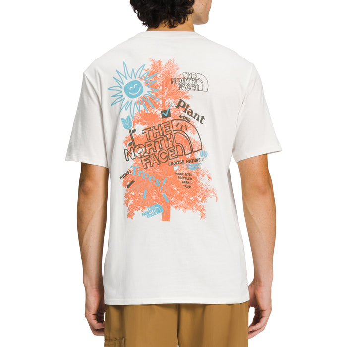 The North Face Earth Day Short-Sleeve Tee - Men's Unbleached/Dusty Coral Orange