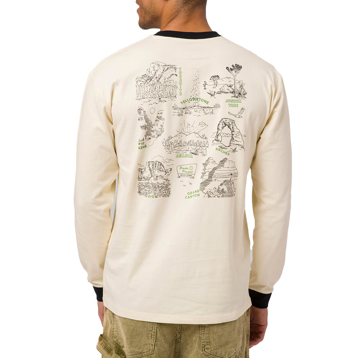 Parks Project National Park Welcome Long-Sleeve Tee - Men's Natural