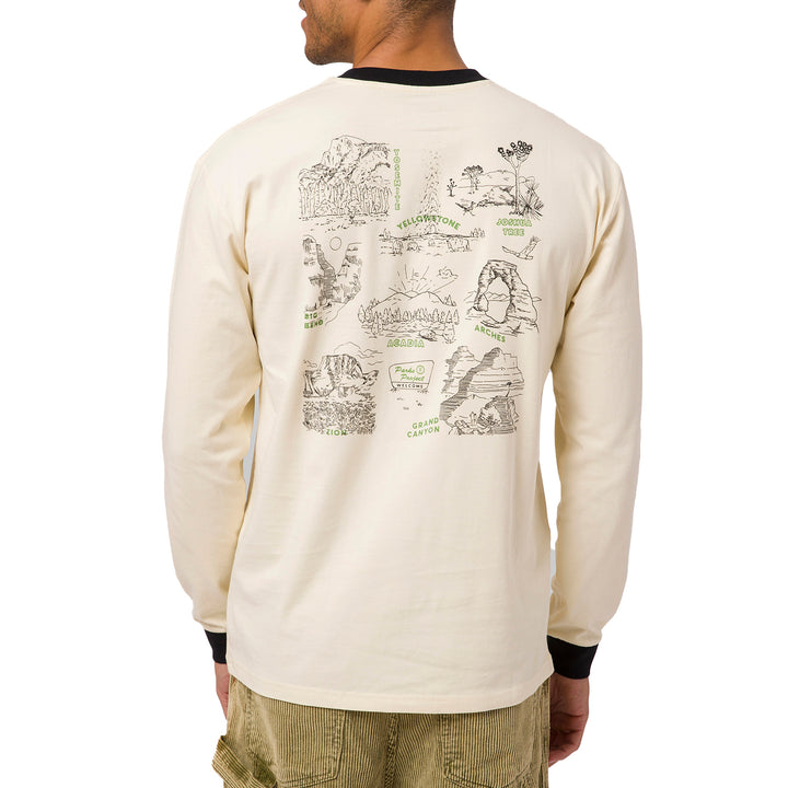 Parks Project National Park Welcome Long-Sleeve Tee - Men's Natural