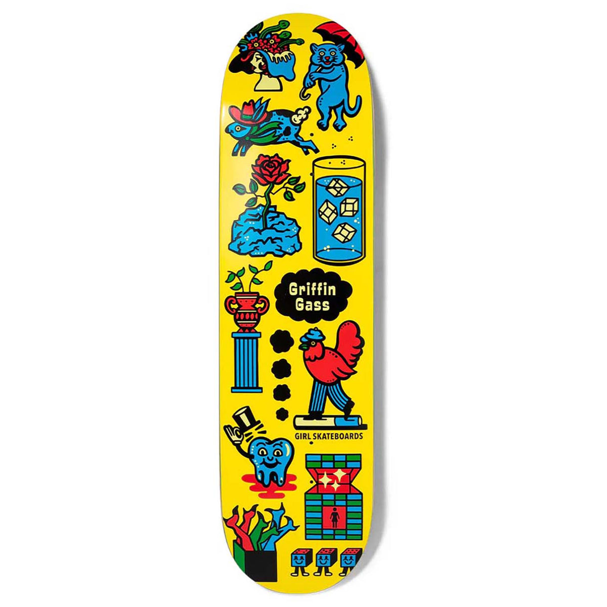 Girl Gass Piecemeal 8.5 Skateboard Deck