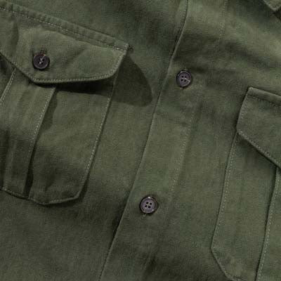 Rhythm Worn Path Long-Sleeve Shirt - Men's Kelp
