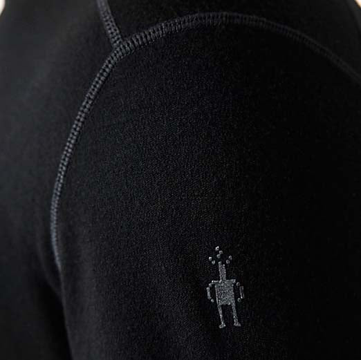 Smartwool Classic Thermal Merino Base Layer Crew Top - Men's Black