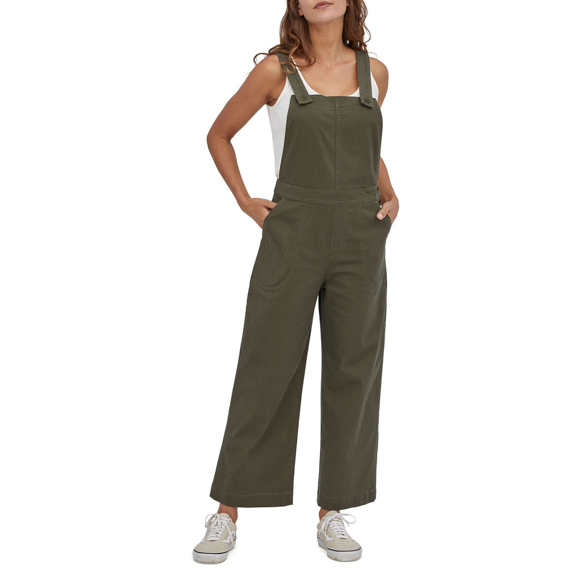 Patagonia Stand Up Cropped Overalls - Women's Basin Green