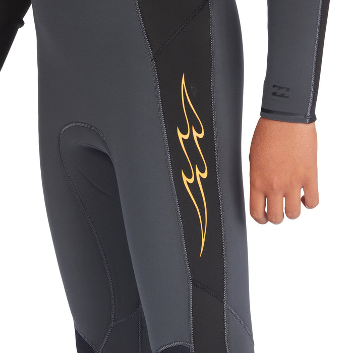 Billabong 3/2 Absolute Chest Zip Wetsuit - Boys' Graphite