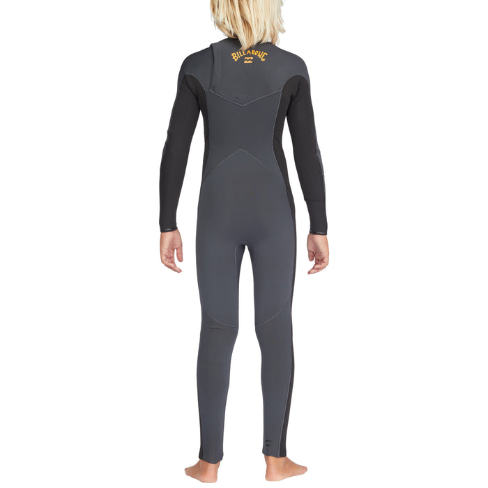 Billabong 3/2 Absolute Chest Zip Wetsuit - Boys' Graphite