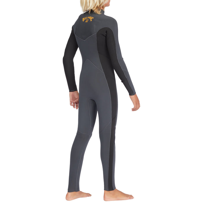 Billabong 3/2 Absolute Chest Zip Wetsuit - Boys' Graphite