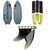 Hyperlite Accelerator + EVA Traction Pad Kit + 3.5'' Flux Surf Fin Set - 2023