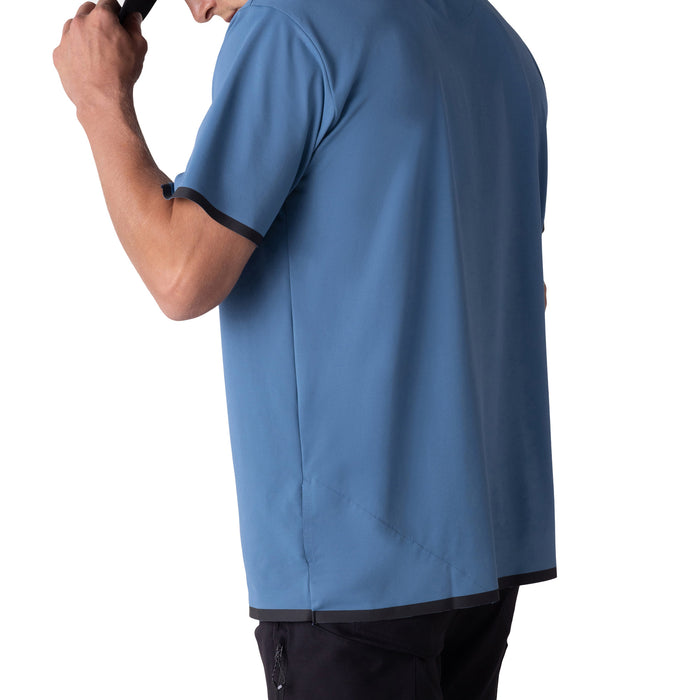 686 Let's Go Tech T-Shirt - Men's Blue Ash