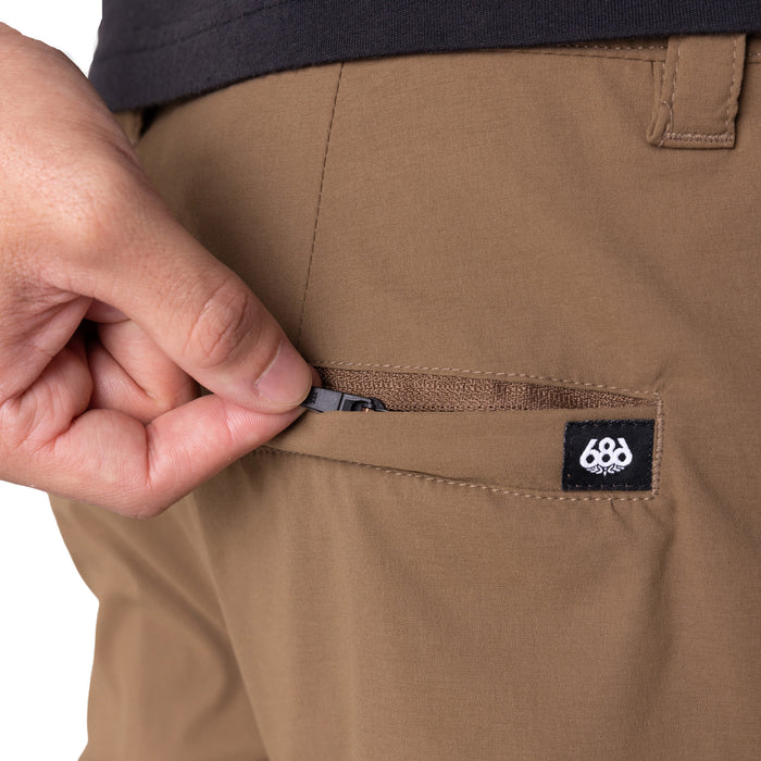 686 Everywhere Featherlight Slim Fit Chinos - Men's Dark Khaki