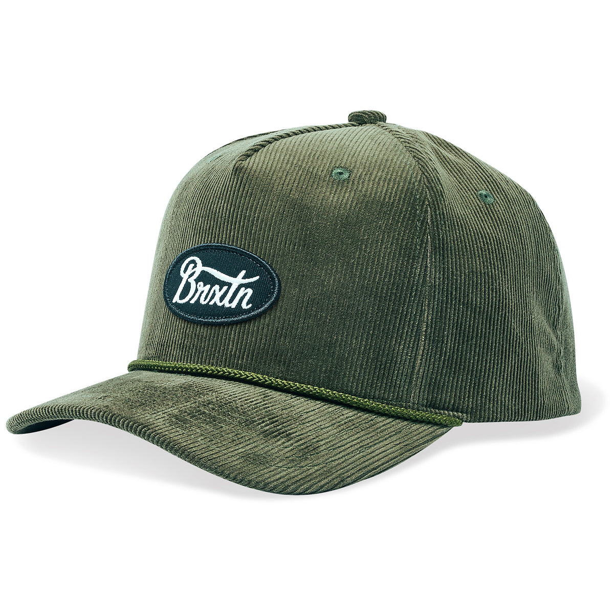 Brixton Parsons C MP Snapback Hat Olive Surplus