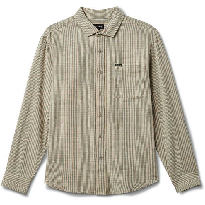 Brixton Bixby Long-Sleeve Flannel - Men's Olive Surplus/Mojave/Straw