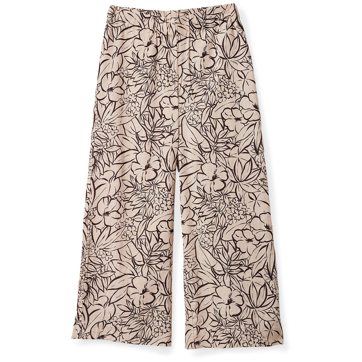 Brixton Indo Linen Wide Leg Pants - Women's WhiteCap