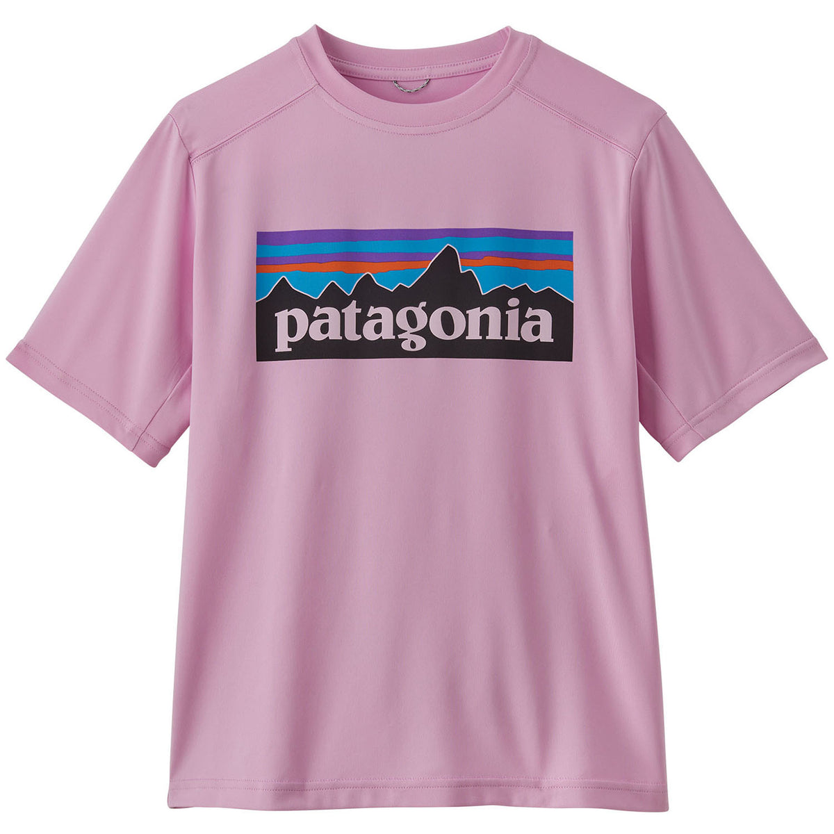 Patagonia Capilene Silkweight T-Shirt - Kids' P-6 Logo/Dragon Purple
