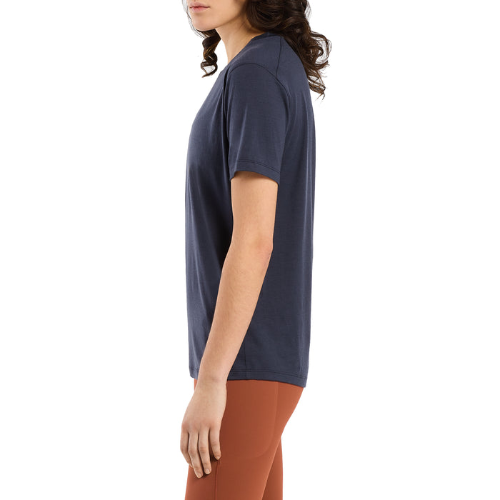 Arc'teryx Lana Merino Wool Short-Sleeve Crew - Women's Black Sapphire