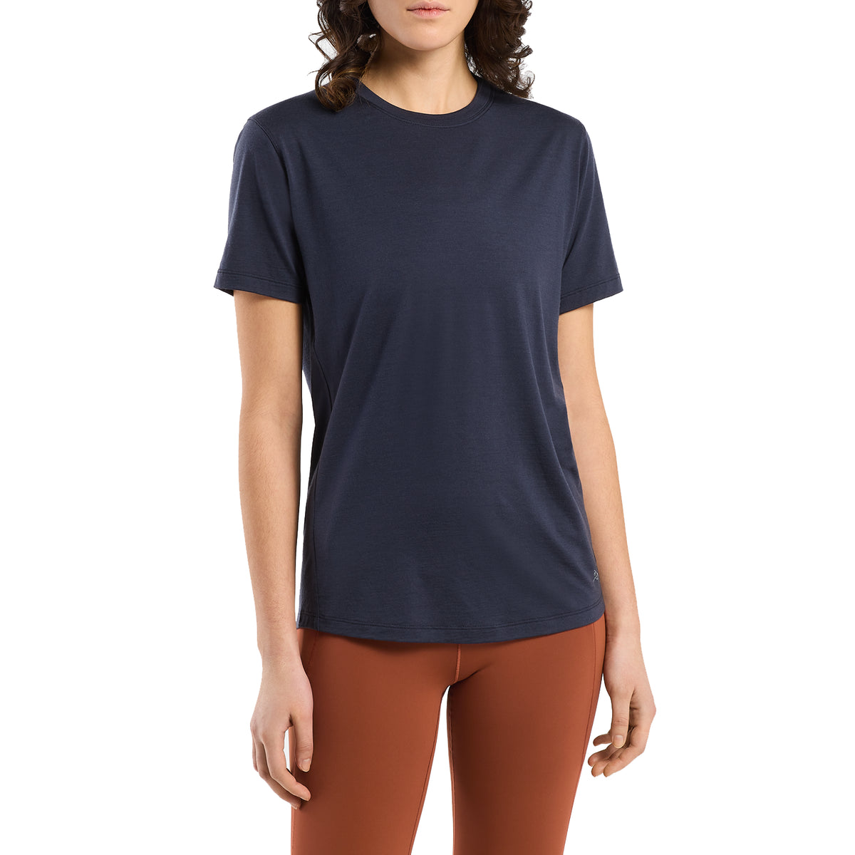 Arc'teryx Lana Merino Wool Short-Sleeve Crew - Women's Black Sapphire