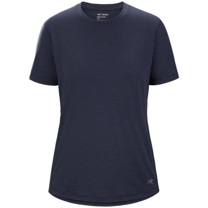 Arc'teryx Lana Merino Wool Short-Sleeve Crew - Women's Black Sapphire