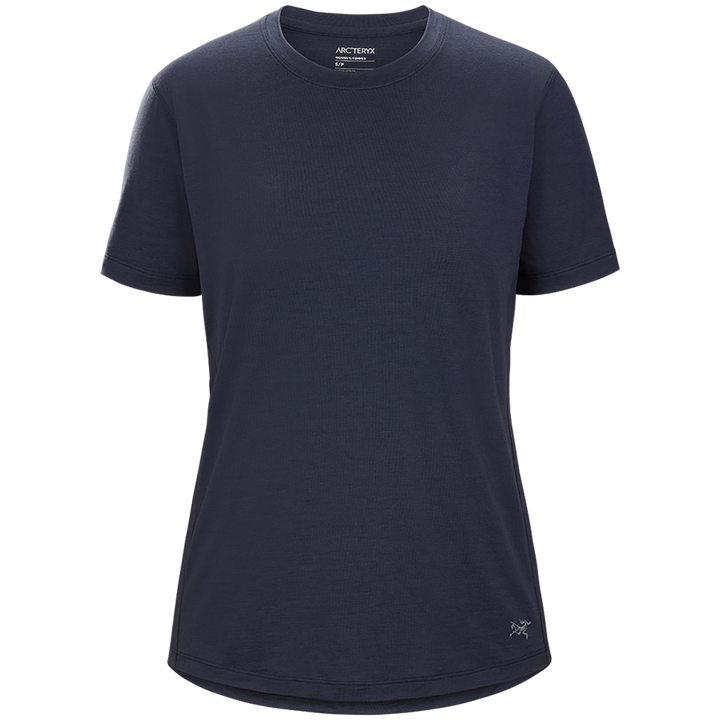 Arc'teryx Lana Merino Wool Short-Sleeve Crew - Women's Black Sapphire