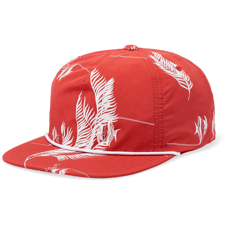 Brixton Henshaw MP Snapback Hat Aloha Red