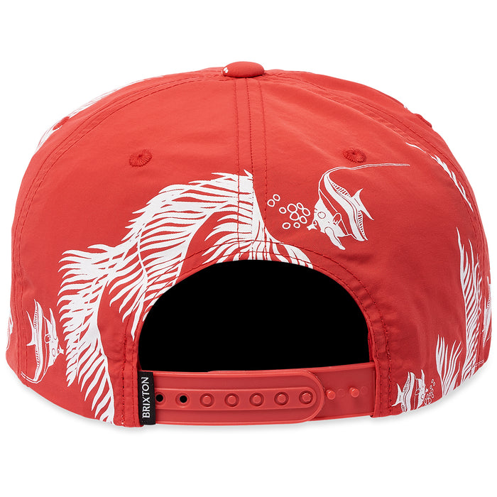 Brixton Henshaw MP Snapback Hat Aloha Red