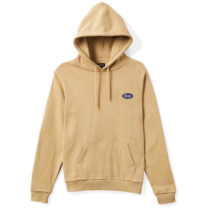 Brixton Parsons Patch Hoodie - Men's Sand