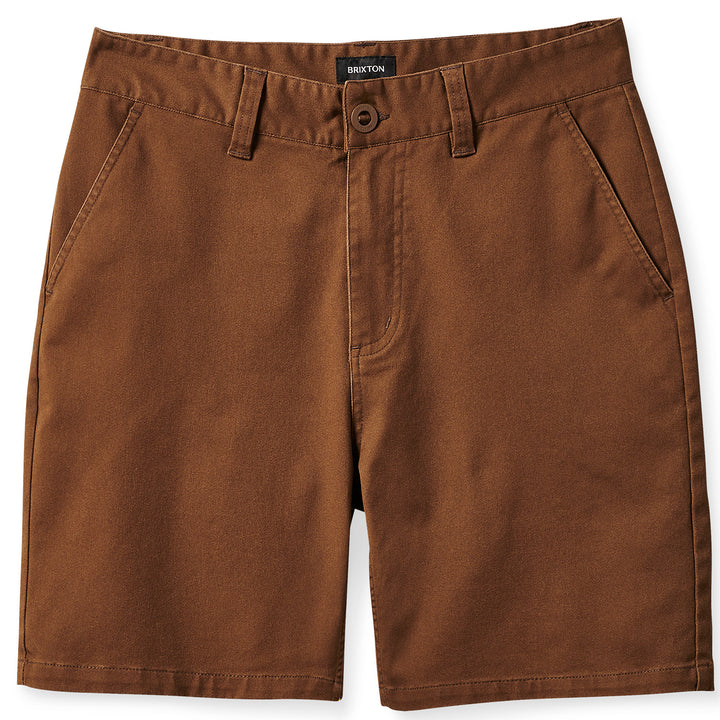 Brixton Choice Chino Shorts - Men's Dark Earth
