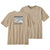 Patagonia Line Logo Ridge Pocket Responsibili-Tee T-Shirt - Men's Oar Tan