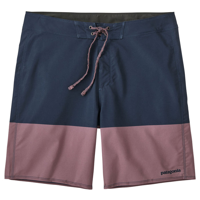 Patagonia Hydropeak 18" Boardshorts - Men's Santa Cruz Block: Evening Mauve