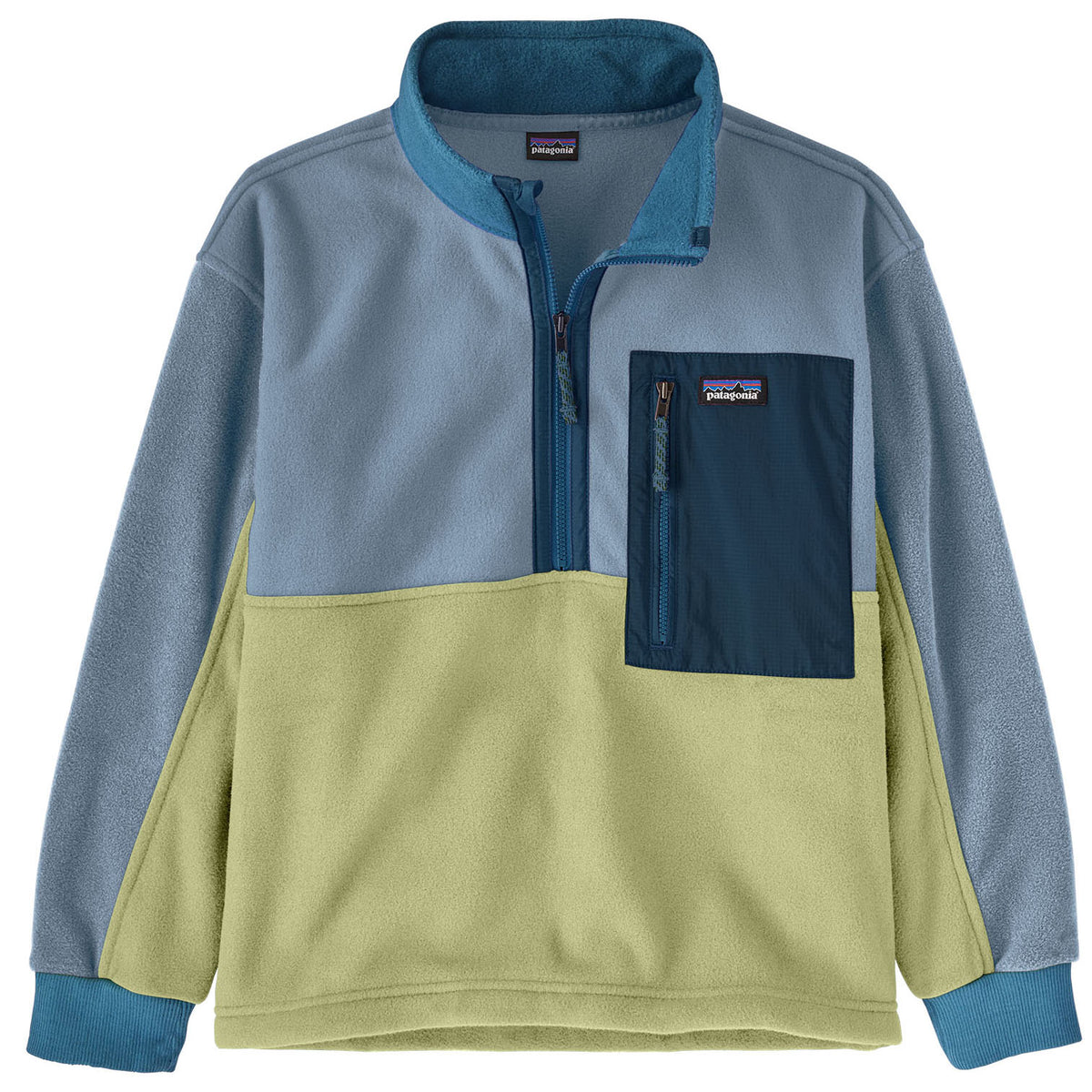 Patagonia Microdini 1/2 Zip Pullover Fleece - Kids' Light Plume Grey