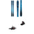 Blizzard Hustle 9 Skis + Fritschi Xenic 10 Alpine Touring Ski Bindings