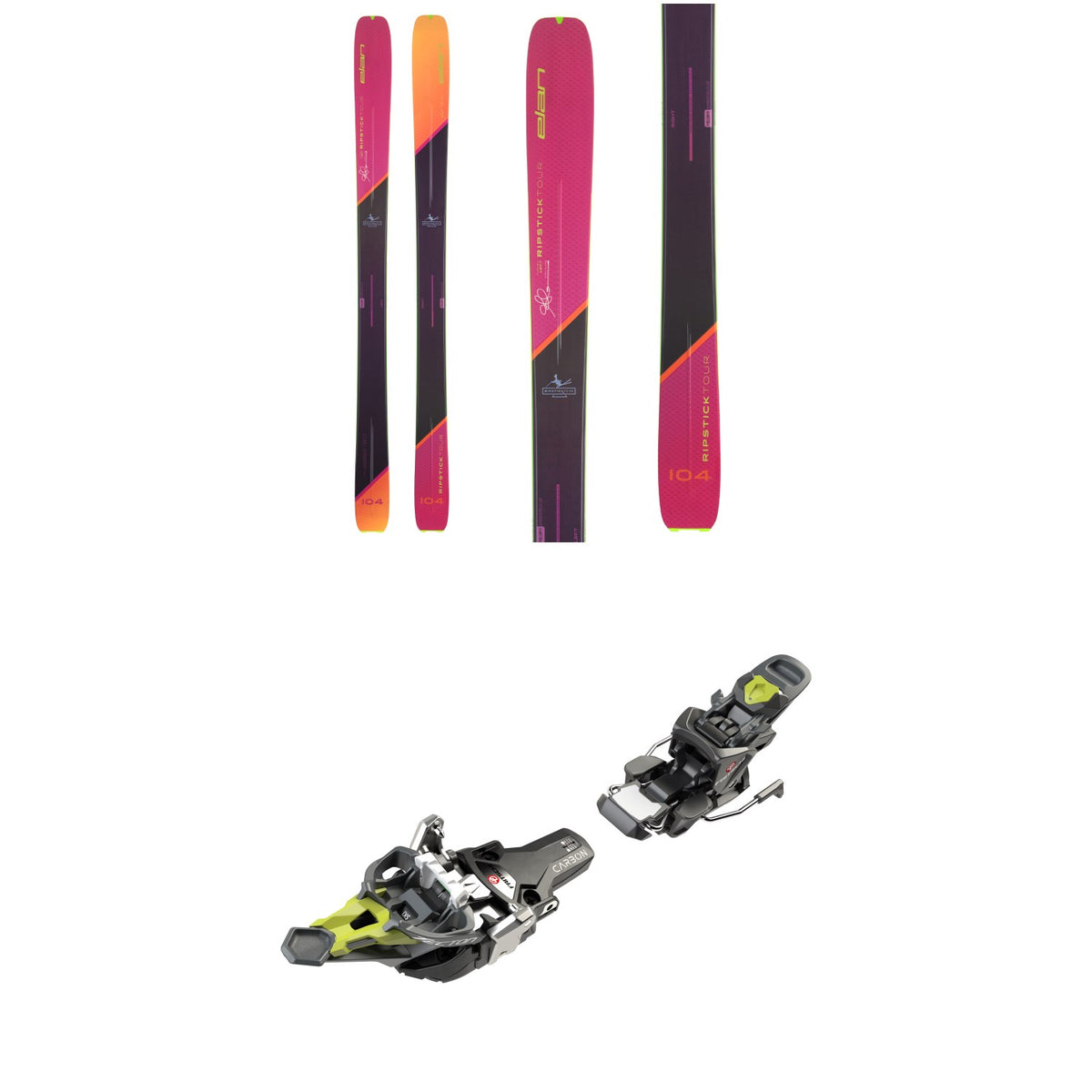 Elan Ripstick Tour 104 Skis + Fritschi Tecton 12 Alpine Touring Ski Bindings