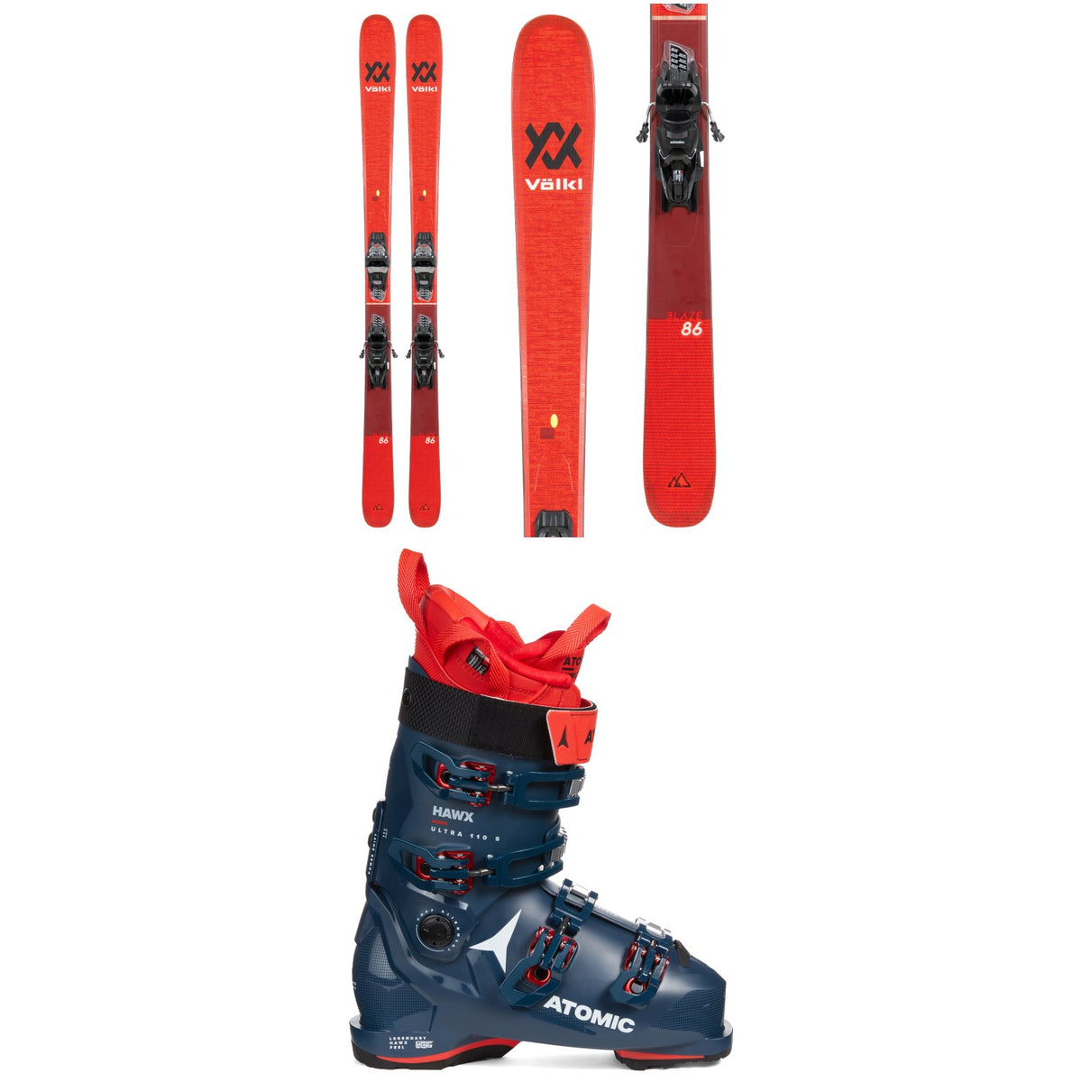 Völkl Blaze 86 Skis + vMotion 11 GW Bindings + Atomic Hawx Ultra 110 S GW Ski Boots 2023