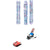Coalition Snow Rafiki Skis - Women's + Look x evo Pivot 15 Ski Bindings 2023