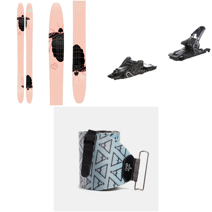 Coalition Snow La Nieve Skis - Women's + Salomon S/Lab Shift MNC 13 Alpine Touring Ski Bindings + evo x Pomoca Pro Glide Climbing Skins 2023