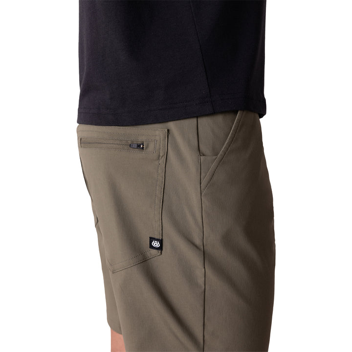 686 Everywhere Hybrid Shorts - Men's Dusty Fatigue
