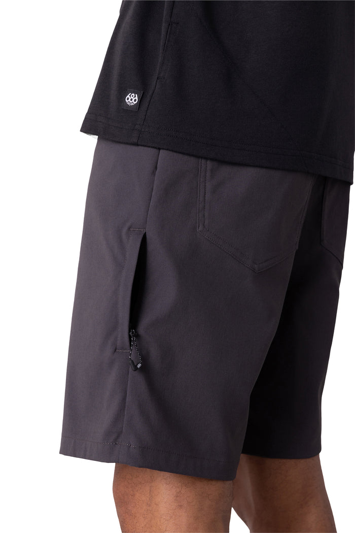 686 Everywhere Hybrid Relaxed Shorts - Men's Charcoal