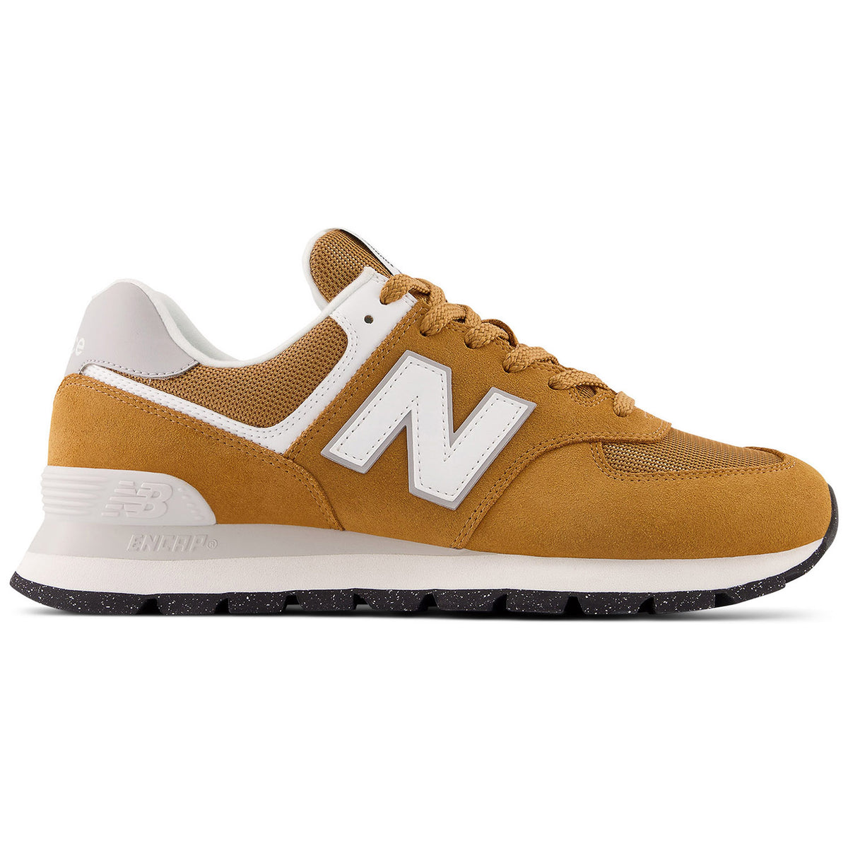 New Balance 574 Shoes - Men's Orange/White