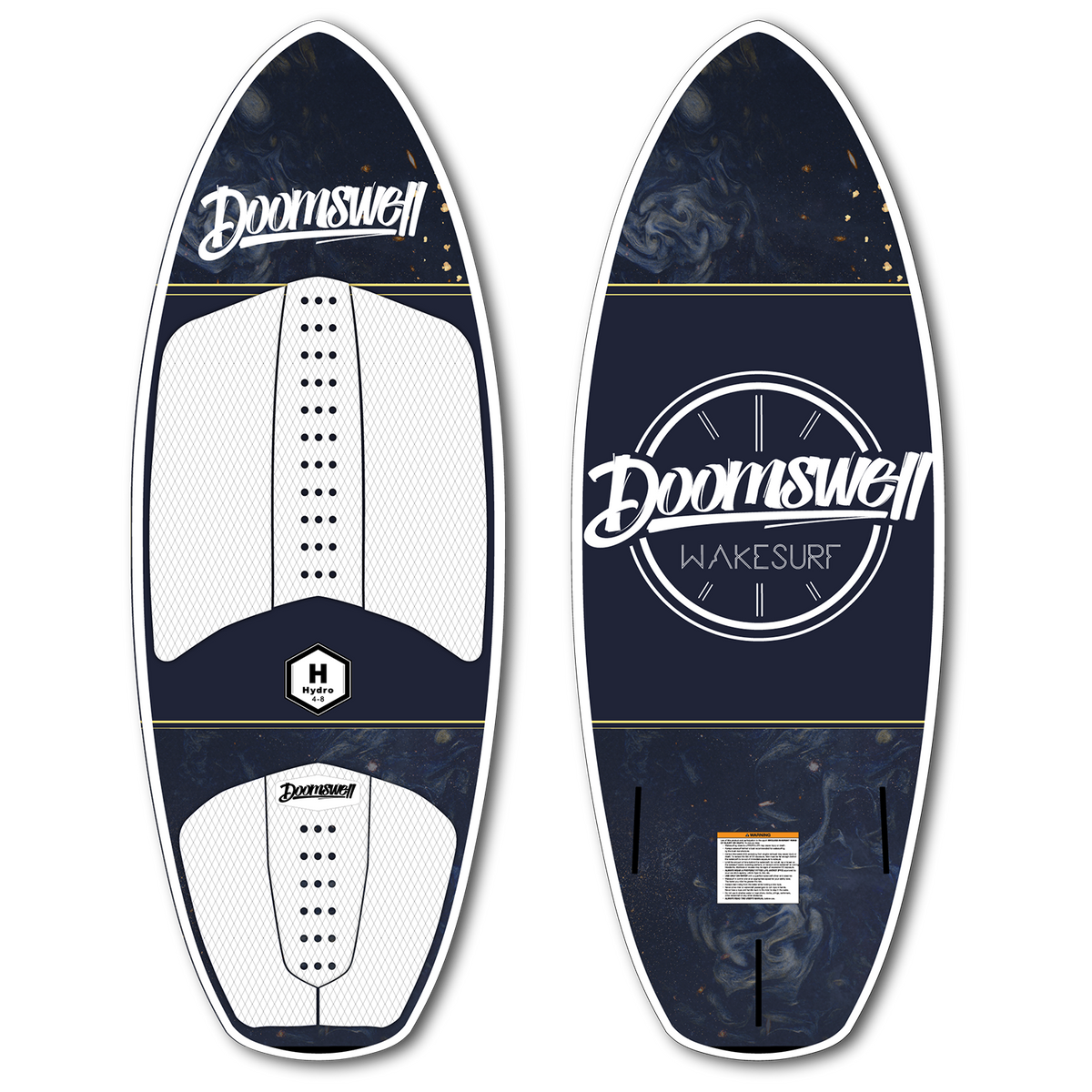 Doomswell Hydro Wakesurf Board 2023 Smoke