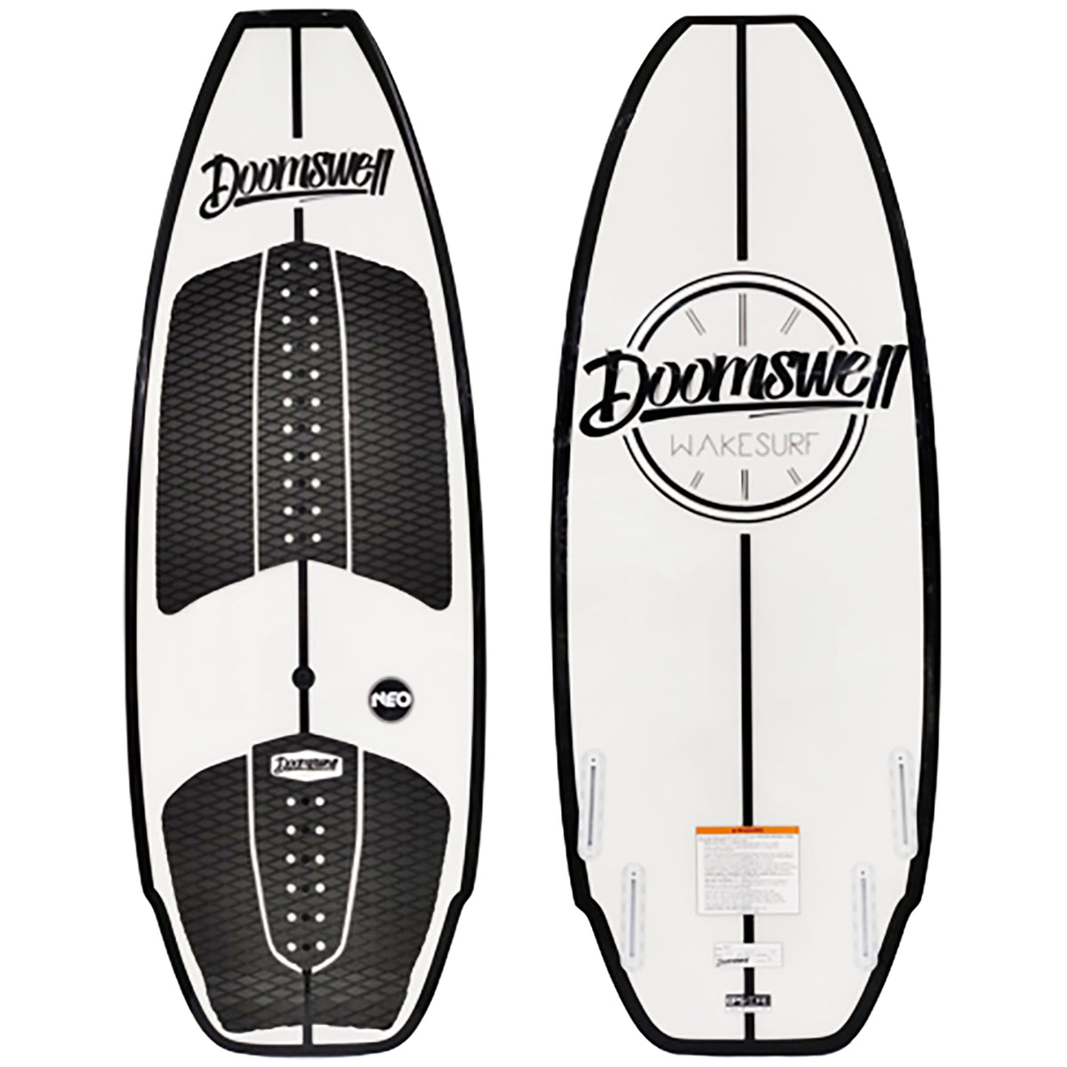 Doomswell Neo Bundle Wakesurf Board 2023 White