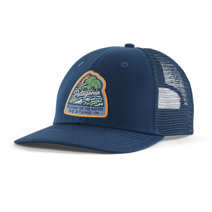 Patagonia Take a Stand Trucker Hat Bayou Badge/Tidepool Blue
