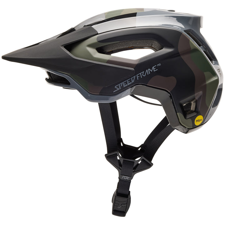 Fox Racing Speedframe Pro MIPS Bike Helmet Olive Camo