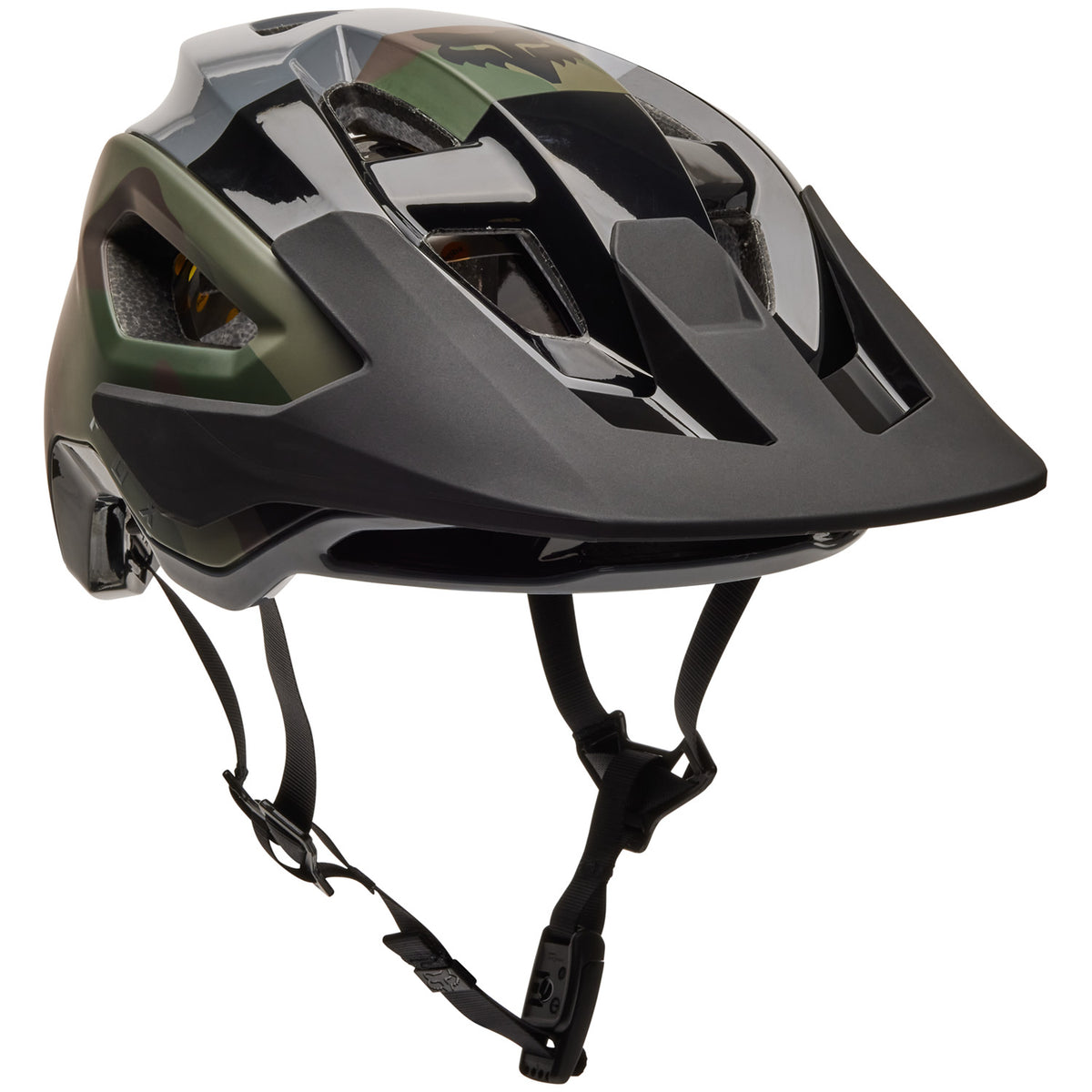 Fox Racing Speedframe Pro MIPS Bike Helmet Olive Camo