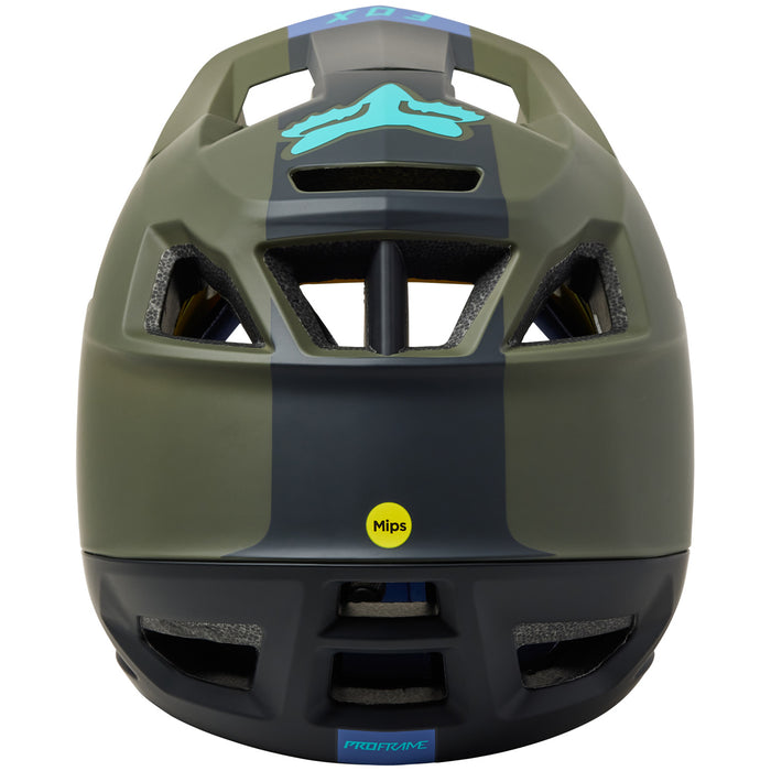 Fox Racing Proframe Blocked MIPS Bike Helmet Olive Green