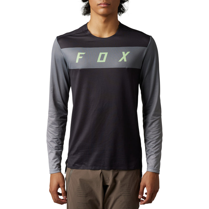 Fox Racing Flexair Long-Sleeve Jersey Arcadia Black