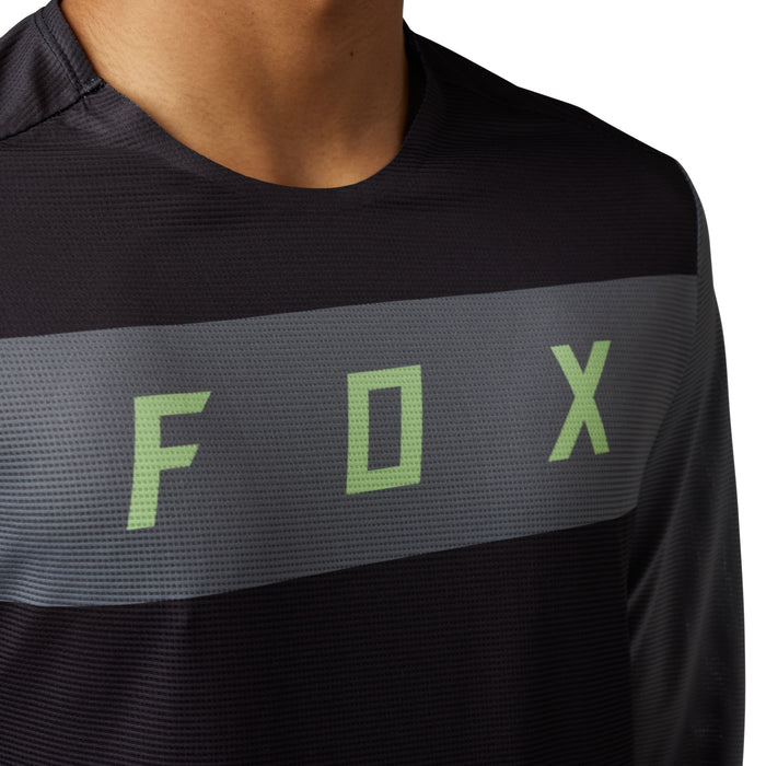 Fox Racing Flexair Long-Sleeve Jersey Arcadia Black
