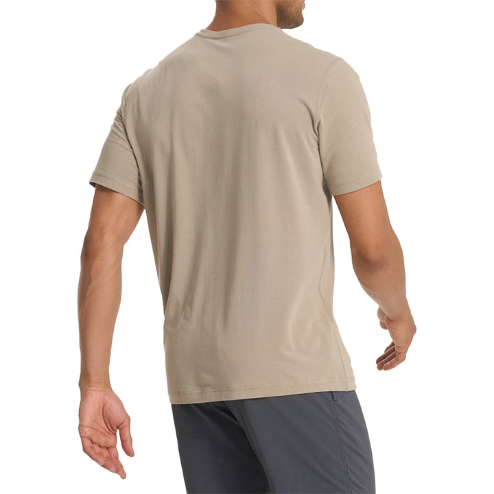 Vuori Short-Sleeve Ever Henley Shirt - Men's Gravel