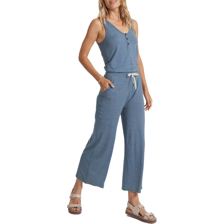 Vuori Falls Jumpsuit - Women's Light Azure Heather