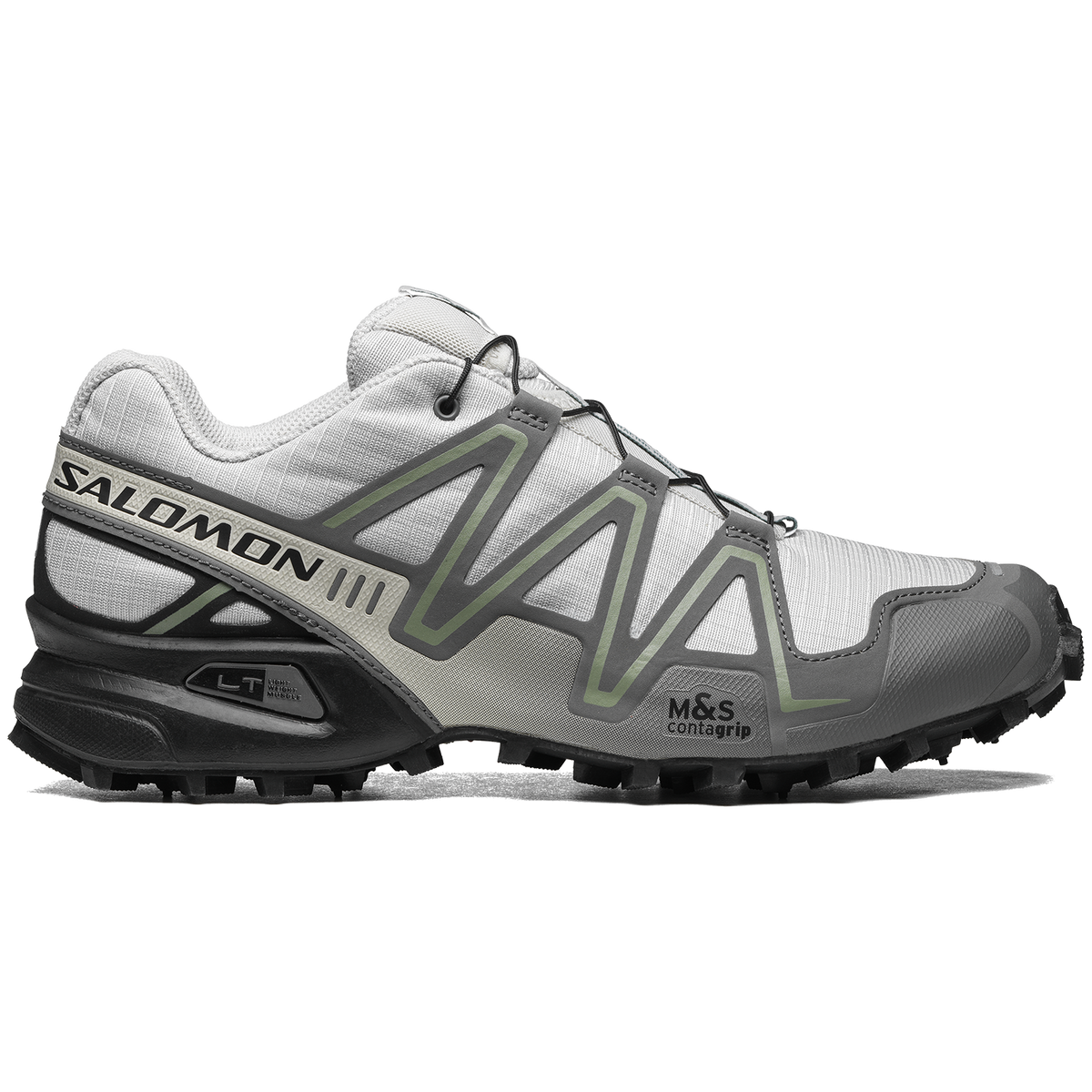 Salomon Speedcross 3 Shoes - Men's Lunar Rock/Pewter/Lily Pad